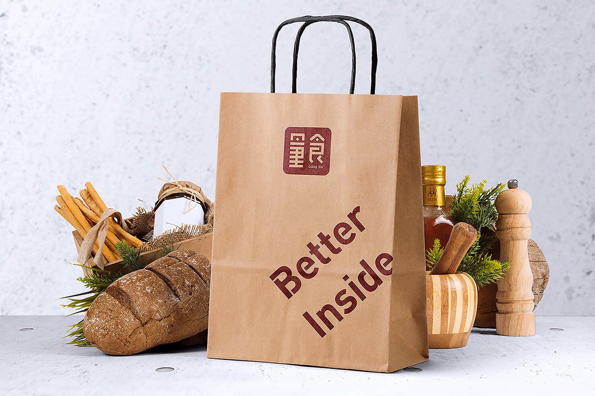 深圳VI設計 深圳VI策劃 量食烘焙VI形象 包裝設計