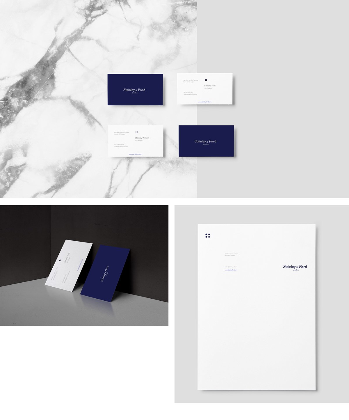 Stainley&Ford高端定制服裝品牌形象設計賞析 服裝品牌設計、標志設計、服裝品牌形象設計、包裝設計、名片設計