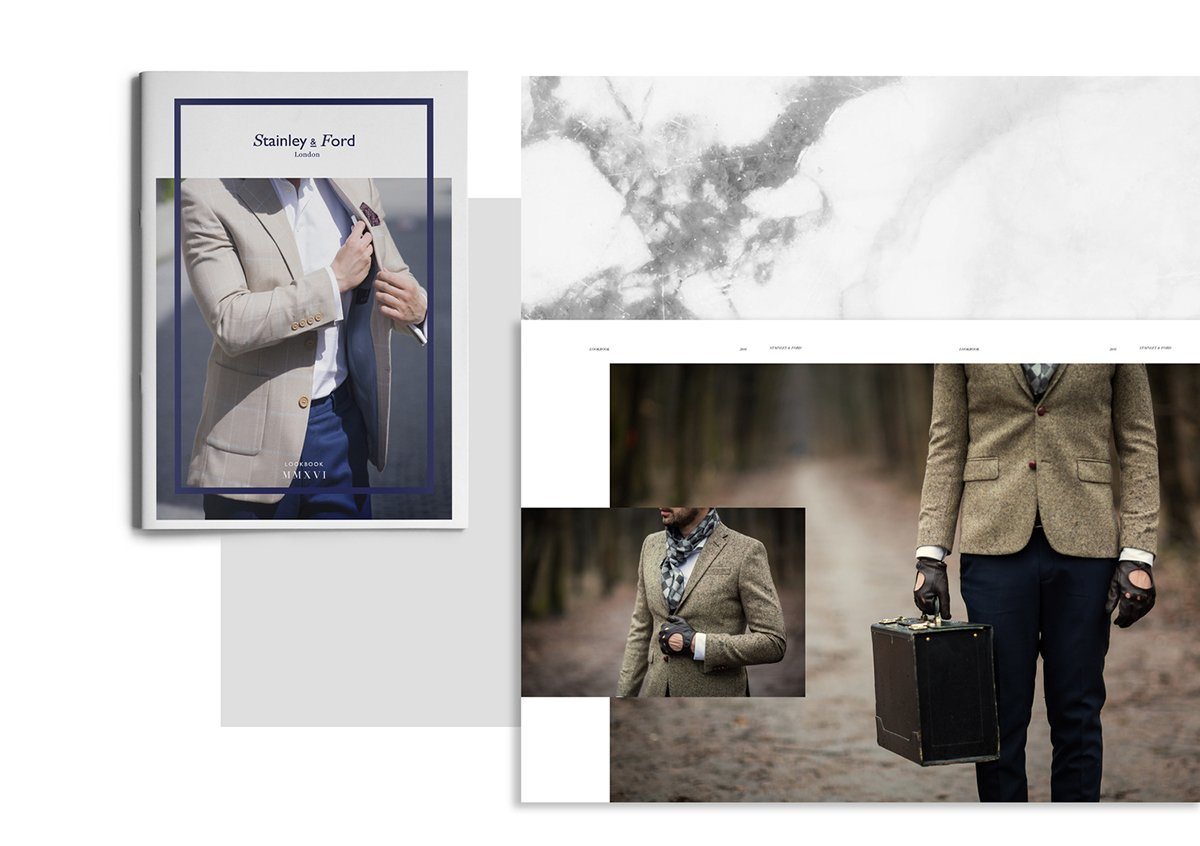 Stainley&Ford高端定制服裝品牌形象設計賞析 服裝品牌設計、標志設計、服裝品牌形象設計、包裝設計、名片設計