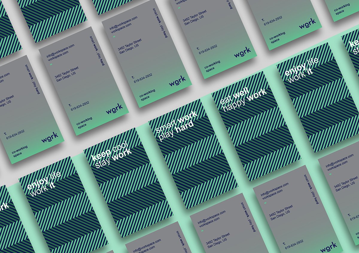 Work創客空間品牌形象設計欣賞 品牌設計、VI設計、標志設計、品牌形象設計、包裝設計