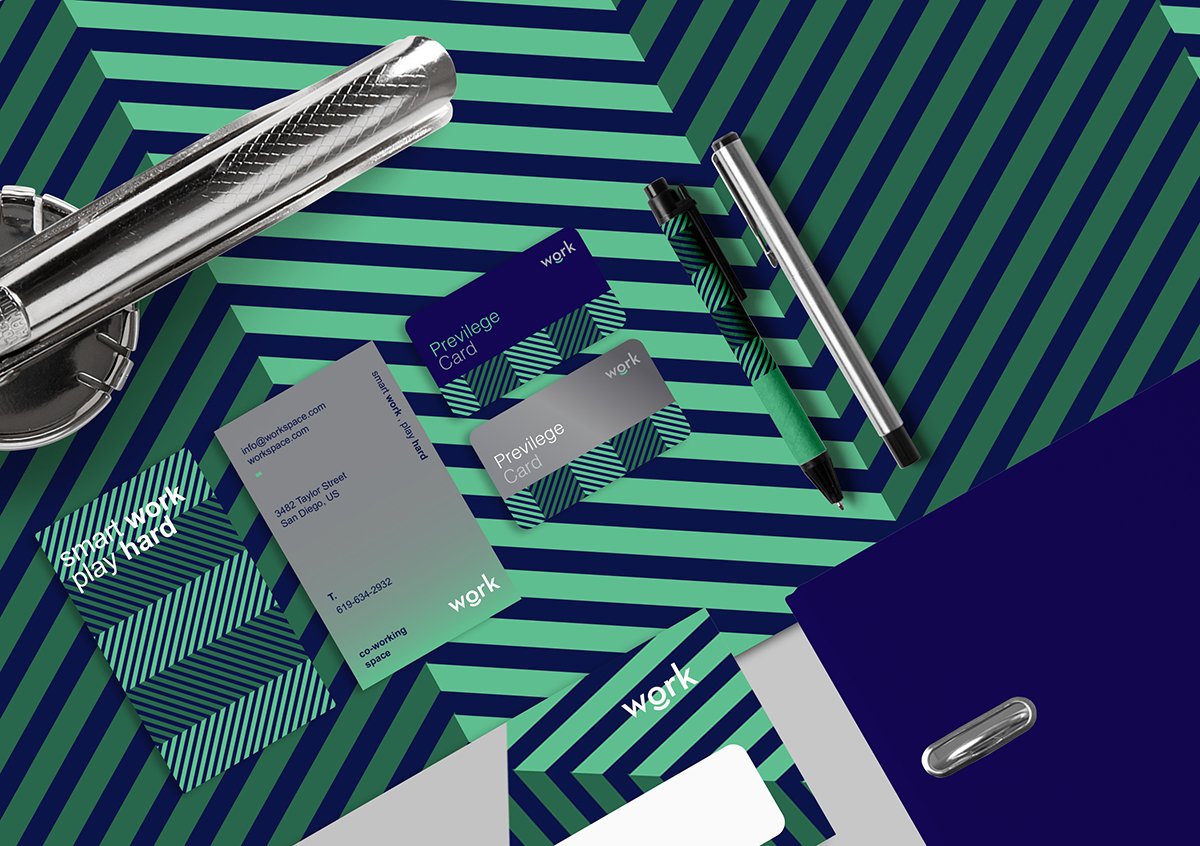 Work創客空間品牌形象設計欣賞 品牌設計、VI設計、標志設計、品牌形象設計、包裝設計