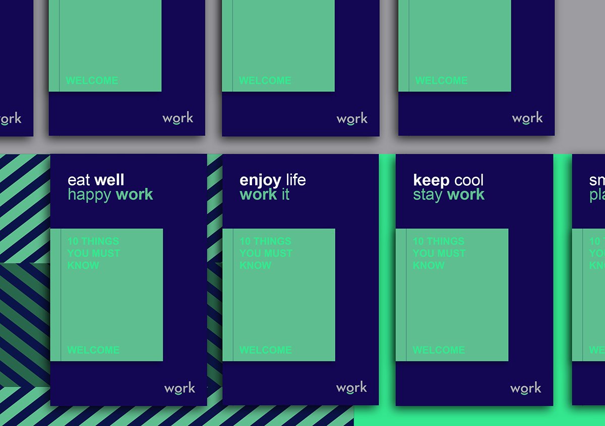 Work創客空間品牌形象設計欣賞 品牌設計、VI設計、標志設計、品牌形象設計、包裝設計