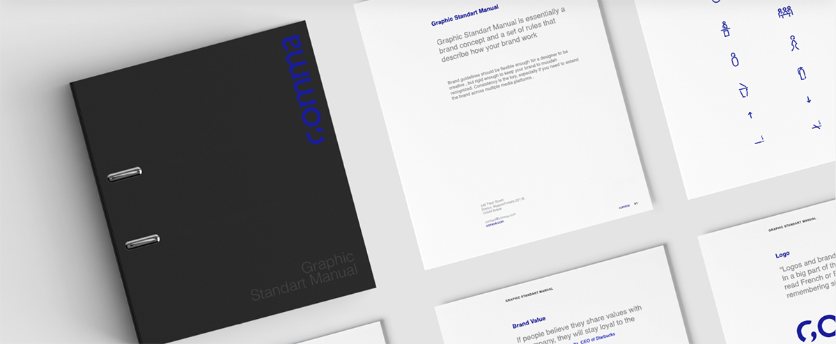 Comma咨詢公司品牌形象設計欣賞 品牌設計、VI設計、品牌形象設計、標志設計、名片設計