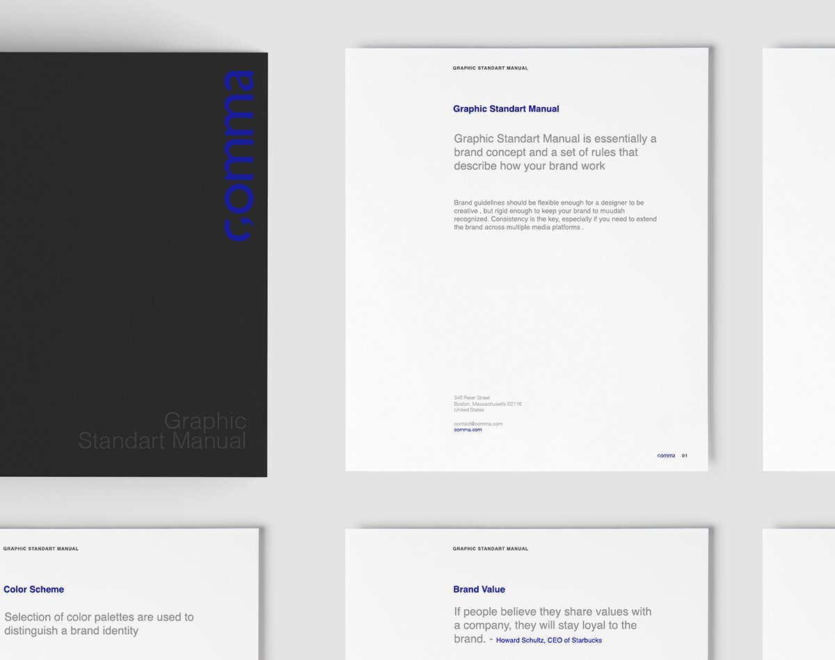 Comma咨詢公司品牌形象設計欣賞 品牌設計、VI設計、品牌形象設計、標志設計、名片設計