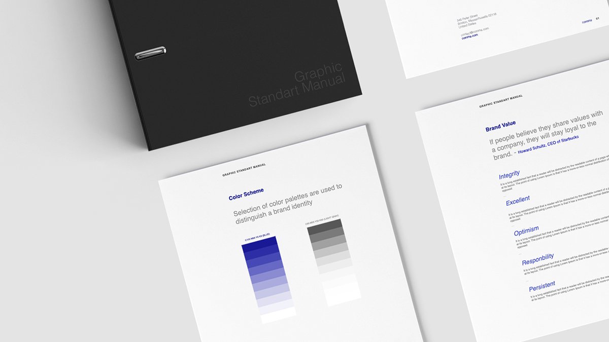 Comma咨詢公司品牌形象設計欣賞 品牌設計、VI設計、品牌形象設計、標志設計、名片設計