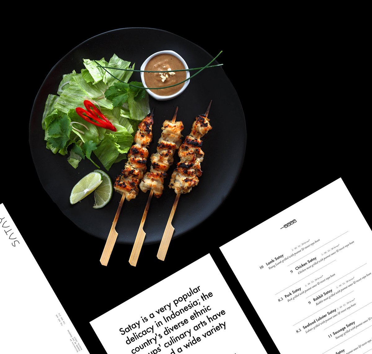 沙爹烤肉餐廳品牌形象設計欣賞 品牌設計、VI設計、包裝設計、標志設計、品牌形象設計