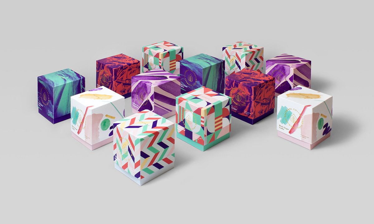 品牌設計、VI設計、包裝設計、標志設計、輔助圖形設計、芳香茶品牌包裝設計