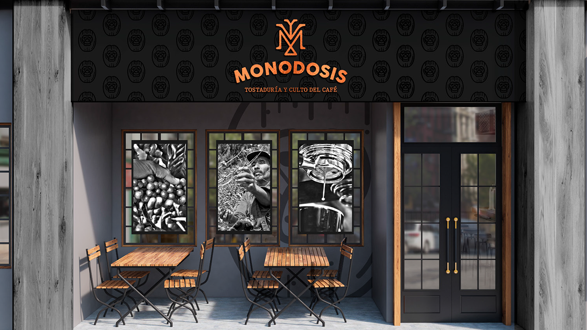 手工咖啡品牌Monodosis VI設計欣賞 品牌設計、vi設計、包裝設計、名片設計、網頁設計、咖啡品牌vi設計、咖啡包裝設計