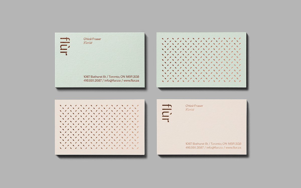 Flùr精品花店品牌vi設(shè)計(jì)案例欣賞，vi設(shè)計(jì)，深圳vi設(shè)計(jì)，花店vi設(shè)計(jì)，名片設(shè)計(jì)，標(biāo)志設(shè)計(jì)，左右格局