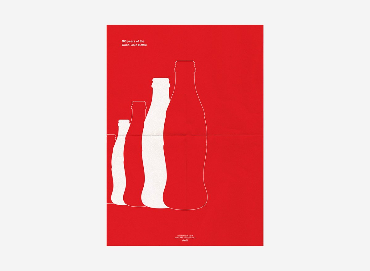 一組可口可樂創(chuàng)意海報設(shè)計和標識視覺形象設(shè)計，VI設(shè)計，創(chuàng)意海報設(shè)計，標識是視覺形象設(shè)計，可口可樂視覺形象設(shè)計