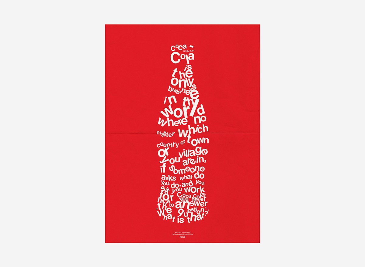 一組可口可樂創(chuàng)意海報設(shè)計和標識視覺形象設(shè)計，VI設(shè)計，創(chuàng)意海報設(shè)計，標識是視覺形象設(shè)計，可口可樂視覺形象設(shè)計