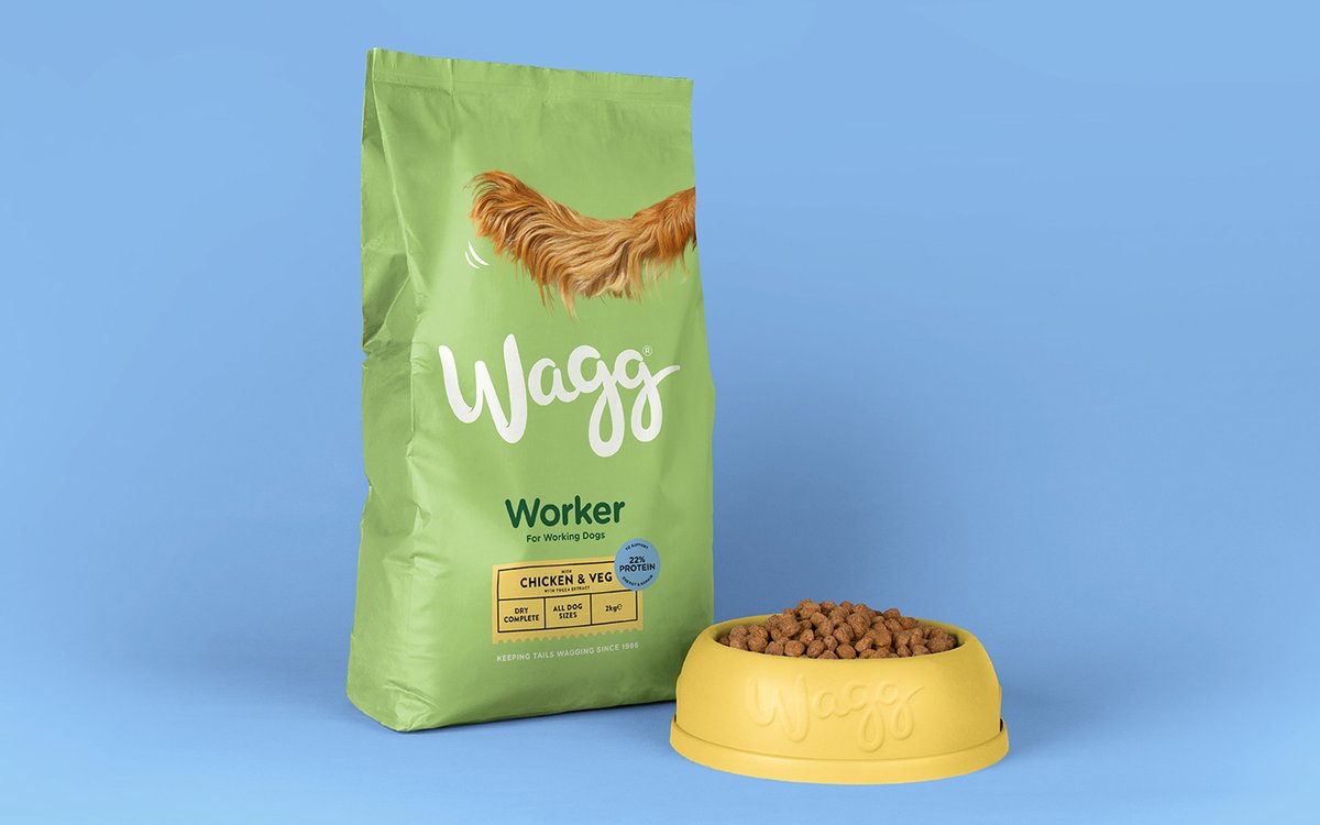 寵物食品 Wagg 品牌標識vi設計及品牌重塑，vi設計，食品vi設計，品牌形象設計，食品品牌vi設計，標識設計，品牌vi設計，品牌策劃，深圳vi設計，左右格局