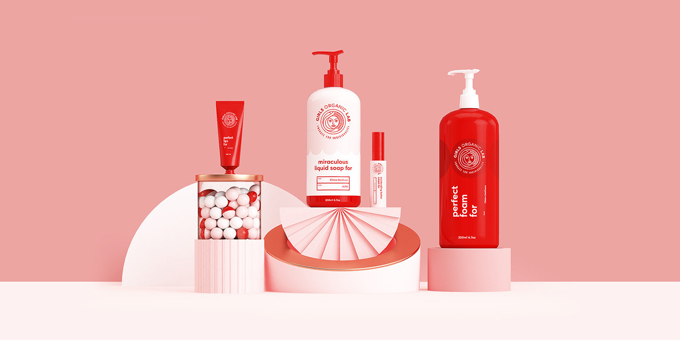 個性化女性護膚品牌vi形象設(shè)計案例，化妝品品牌vi設(shè)計，包裝設(shè)計，深圳vi設(shè)計，左右格局