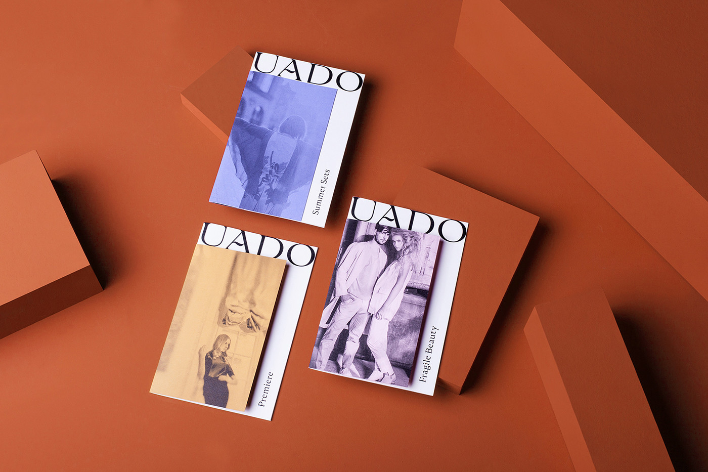 現代時尚水療中心UADO品牌視覺識別設計，品牌視覺設計，企業vi設計，深圳vi設計，左右格局