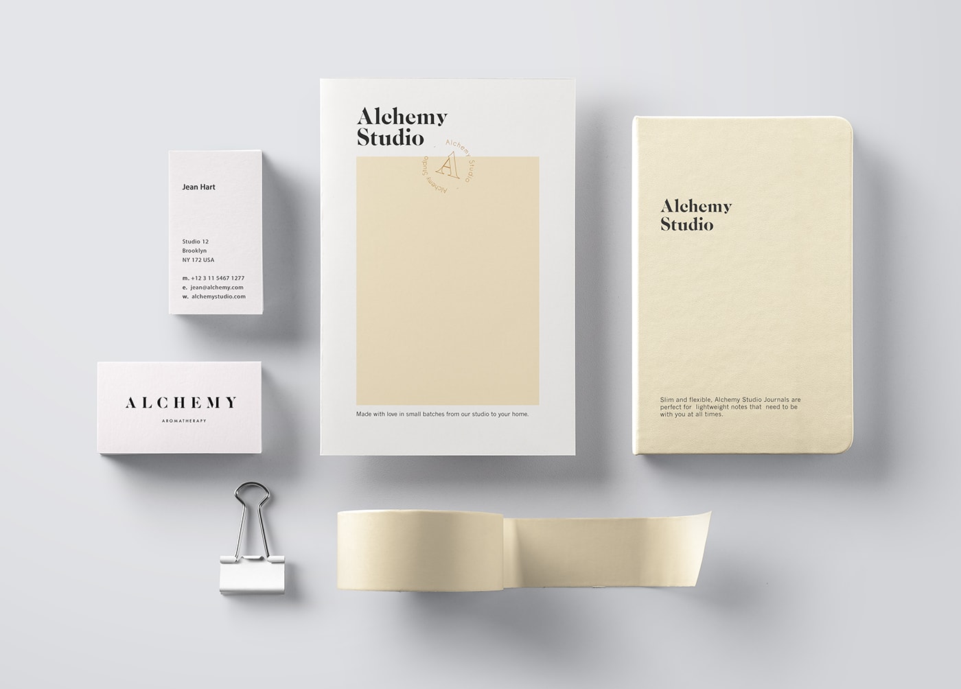 Alchemy美容品牌包裝設(shè)計和企業(yè)VI設(shè)計，化妝品VI設(shè)計，企業(yè)VI設(shè)計，深圳VI設(shè)計，左右格局