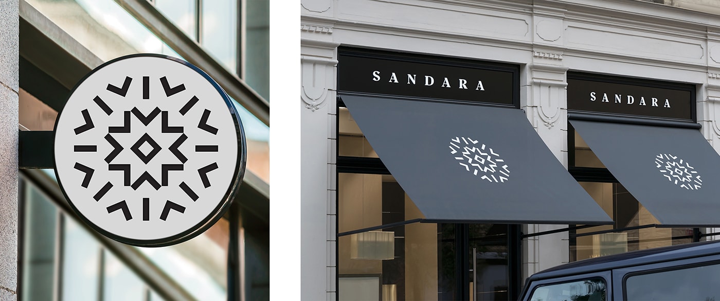 高端奢侈品Sandara鉆石珠寶品牌VI形象設(shè)計與包裝設(shè)計，珠寶品牌VI設(shè)計，珠寶包裝設(shè)計，珠寶VI形象設(shè)計，深圳VI設(shè)計，左右格局