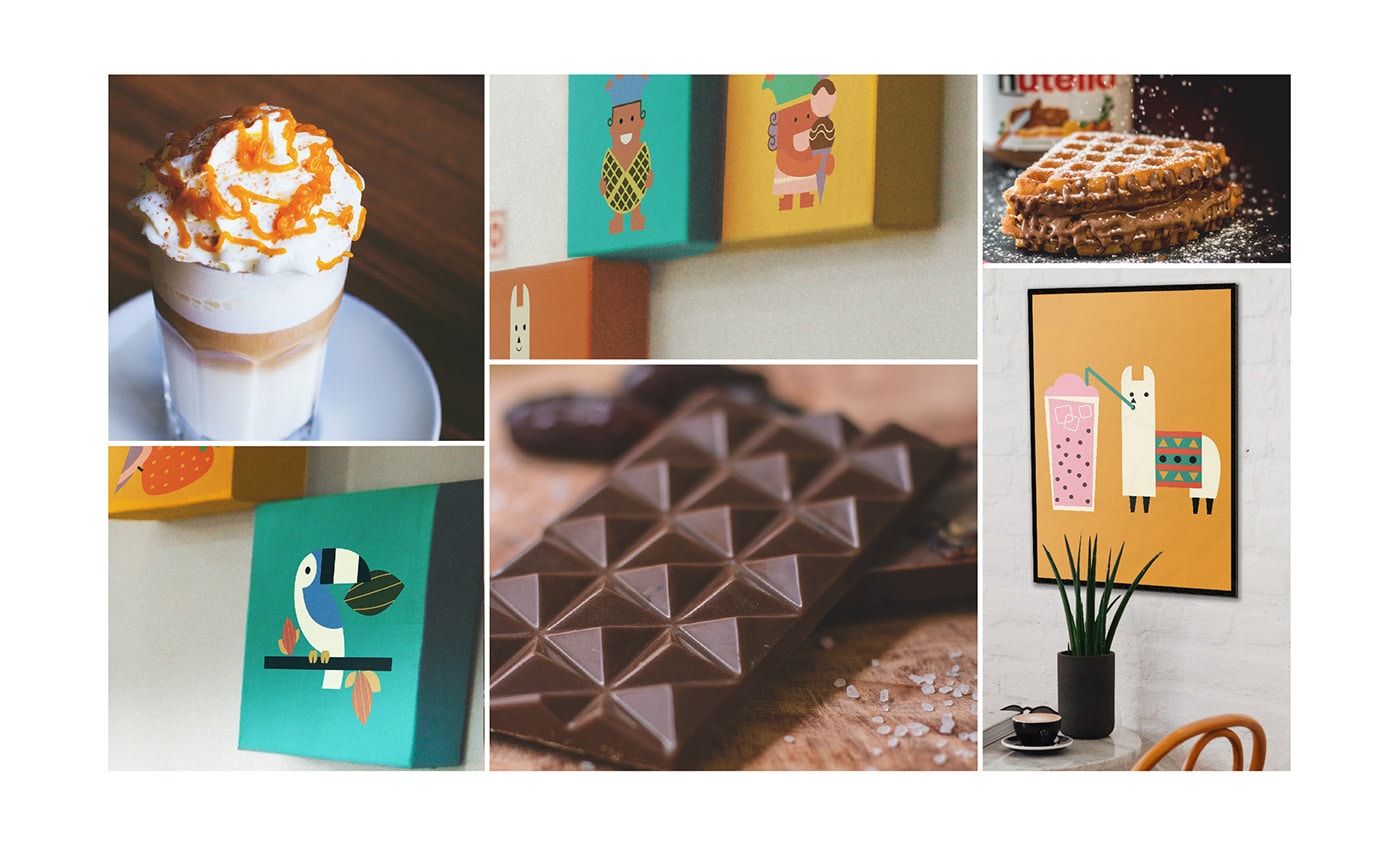 瑪雅藝術主題甜點店Ixcacao品牌VI視覺設計 瑪雅藝術主題甜點店Ixcacao品牌VI視覺設計,食品VI設計,品牌視覺設計,深圳VI設計,左右格局