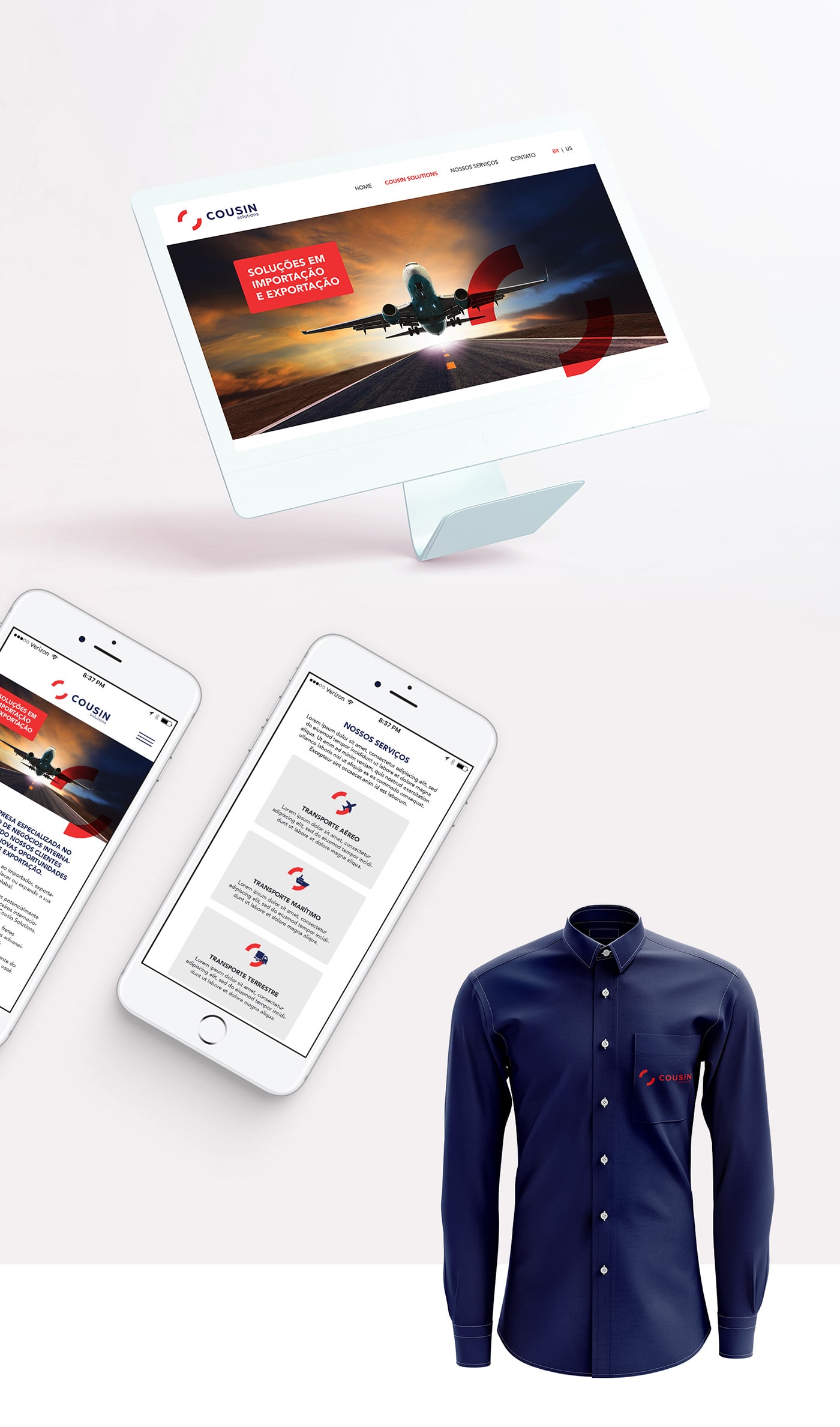 COUSIN 國際貿易物流企業VI設計和標志設計案例 COUSIN 國際貿易物流企業VI設計和標志設計案例,物流企業VI設計,品牌視覺設計,深圳VI設計,左右格局