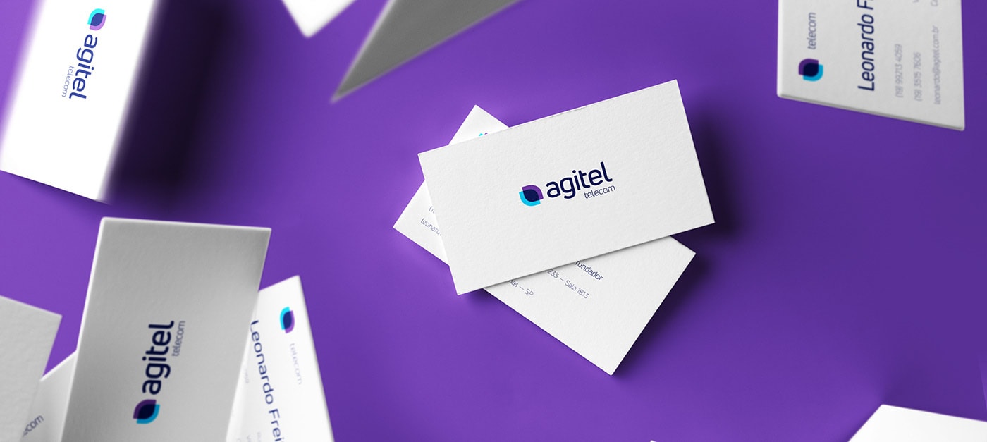 Agitel 通訊IP科技公司品牌VI設計和品牌logo設計，科技企業VI設計，品牌形象設計，深圳VI設計，左右格局