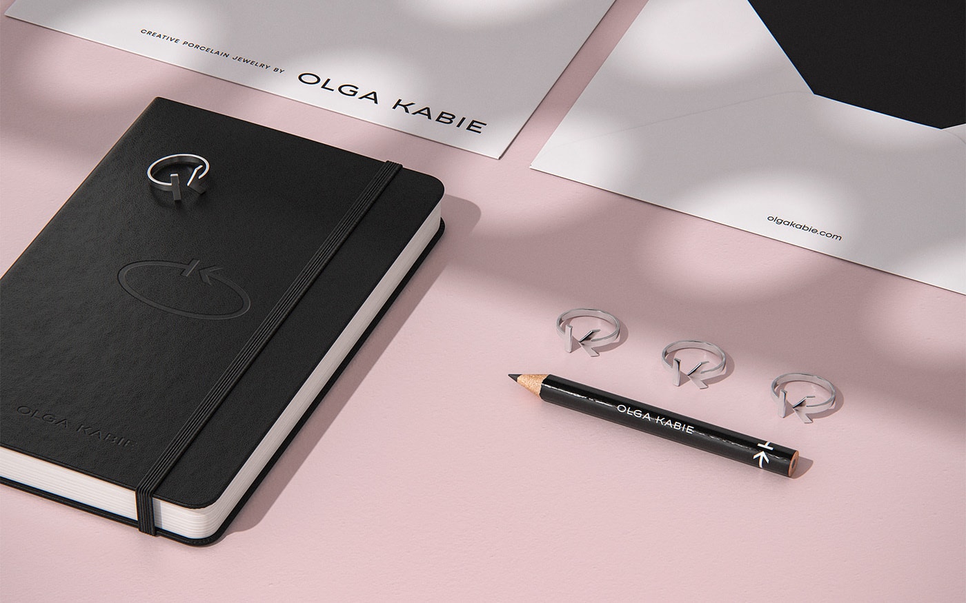 時尚首飾珠寶VI設計塑造簡約包裝形象，珠寶VI設計，珠寶包裝設計，時尚品牌設計，左右格局