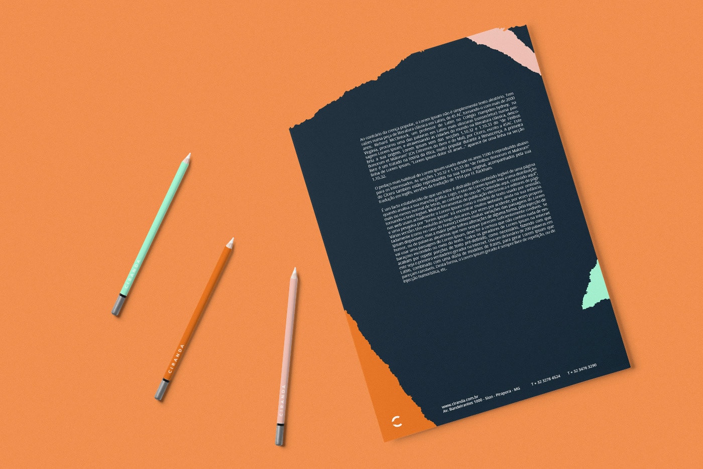 Ciranda時尚文具工作室品牌VI形象設計案例 Ciranda時尚文具工作室品牌VI形象設計案例,文具VI設計,企業VI設計,VI形象設計,左右格局