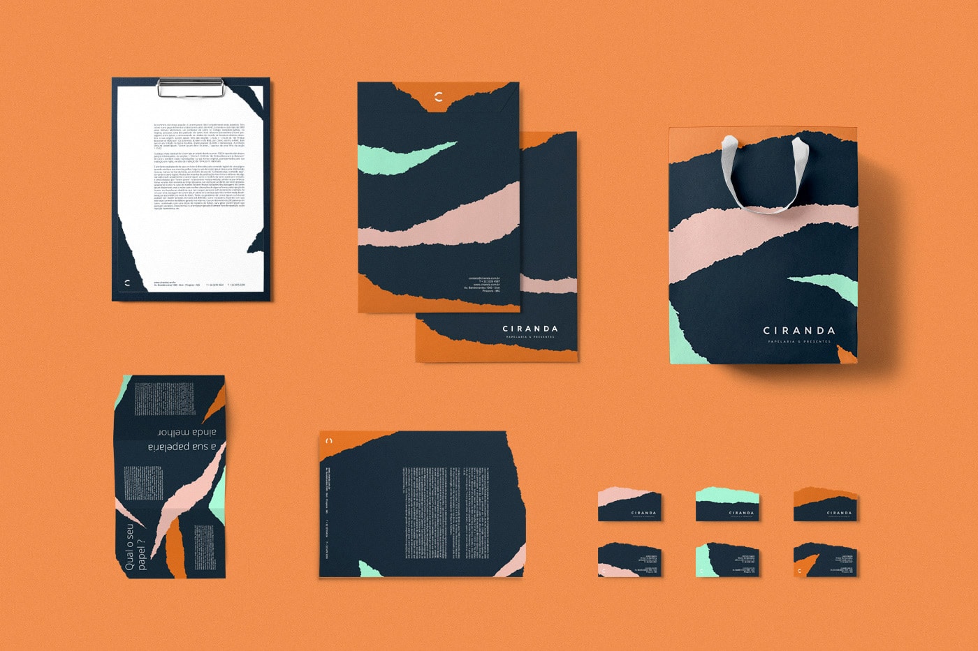 Ciranda時尚文具工作室品牌VI形象設計案例 Ciranda時尚文具工作室品牌VI形象設計案例,文具VI設計,企業VI設計,VI形象設計,左右格局