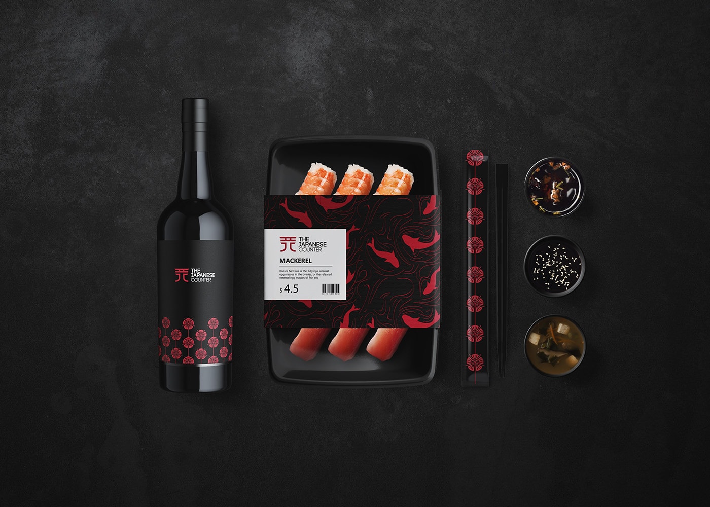 現代時尚日式壽司餐飲品牌策劃—餐廳VI形象設計塑造 餐飲VI設計,時尚餐廳設計,餐飲品牌策劃,VI形象設計