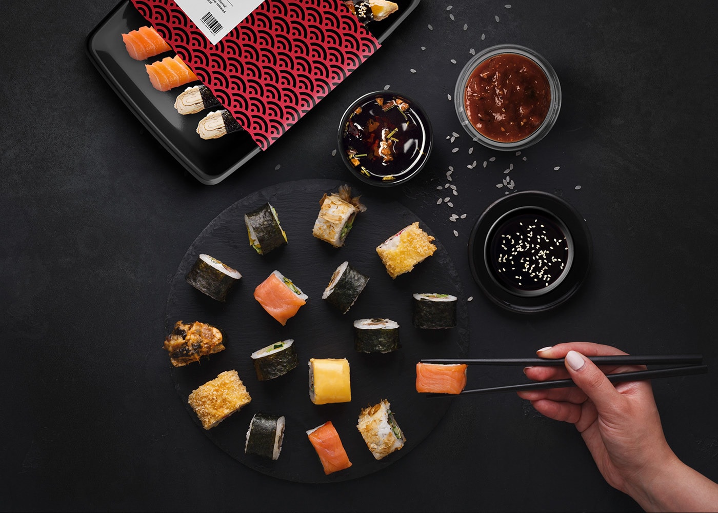 現代時尚日式壽司餐飲品牌策劃—餐廳VI形象設計塑造 現代時尚日式壽司餐飲品牌策劃—餐廳VI形象設計塑造,餐飲VI設計,時尚餐廳設計,餐飲品牌策劃,VI形象設計