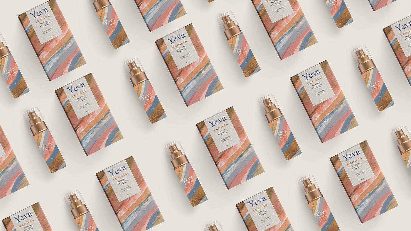 YEVA個性化護膚品品牌VI設計—多樣化的產品包裝塑造 YEVA個性化護膚品品牌VI設計—多樣化的產品包裝塑造,化妝品VI設計,VI形象設計,品牌包裝設計,深圳VI設計