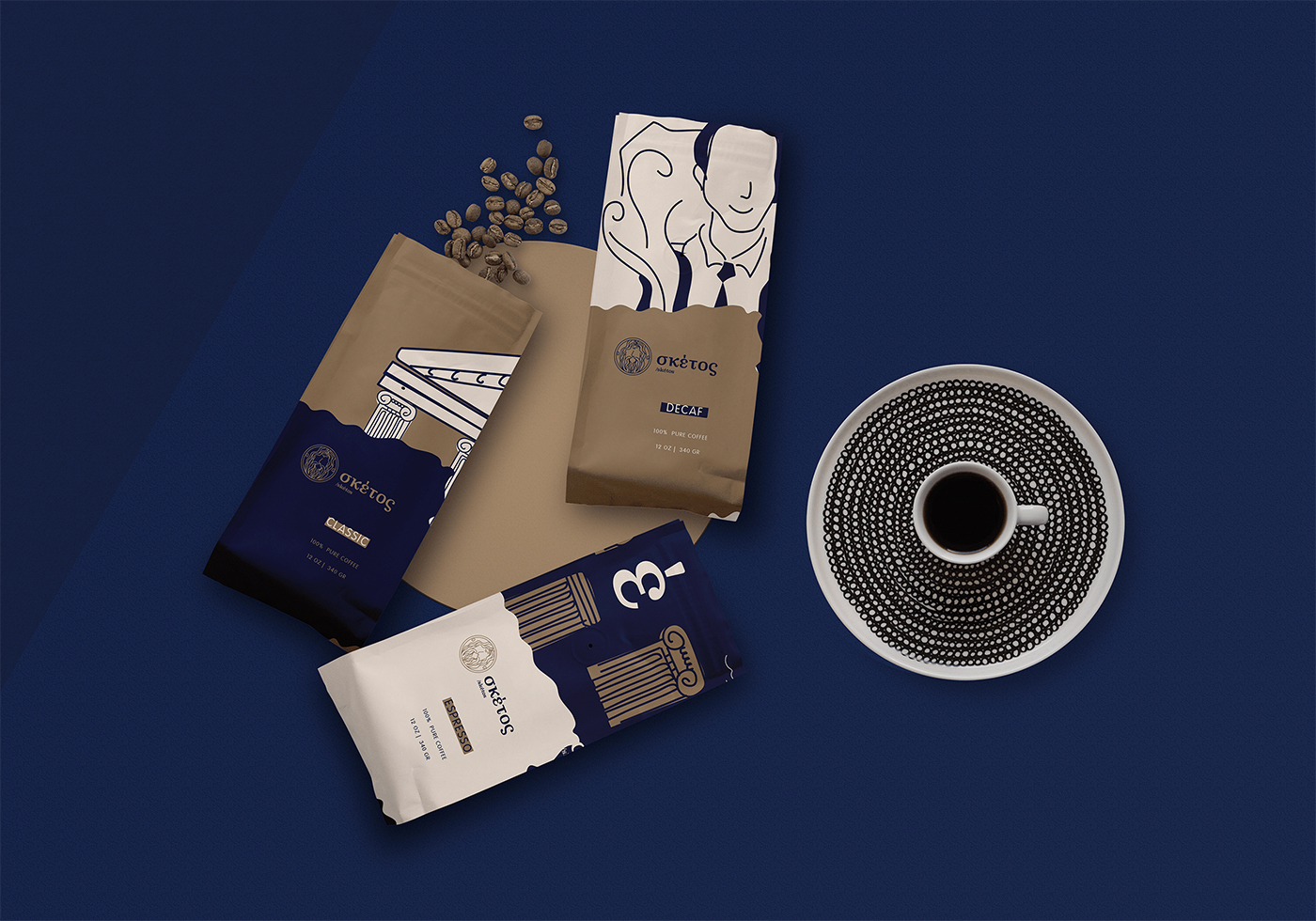 深圳vi設計塑造知名品牌—現代希臘風格咖啡館品牌包裝vi設計 咖啡館設計,深圳vi設計,品牌包裝設計,餐飲vi設計,左右格局