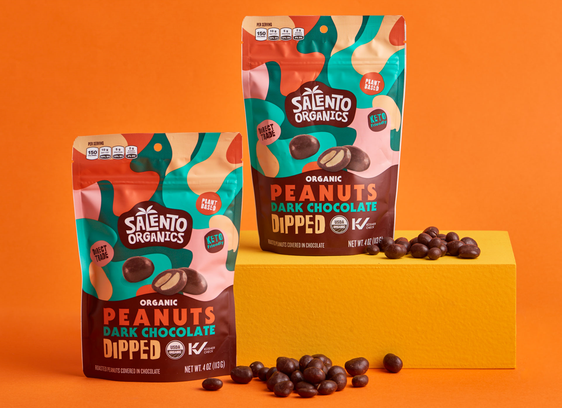 薩蘭托有機食品美味糖果上的小吃的品牌視覺升級 薩蘭托有機食品美味糖果上的小吃的品牌視覺升級