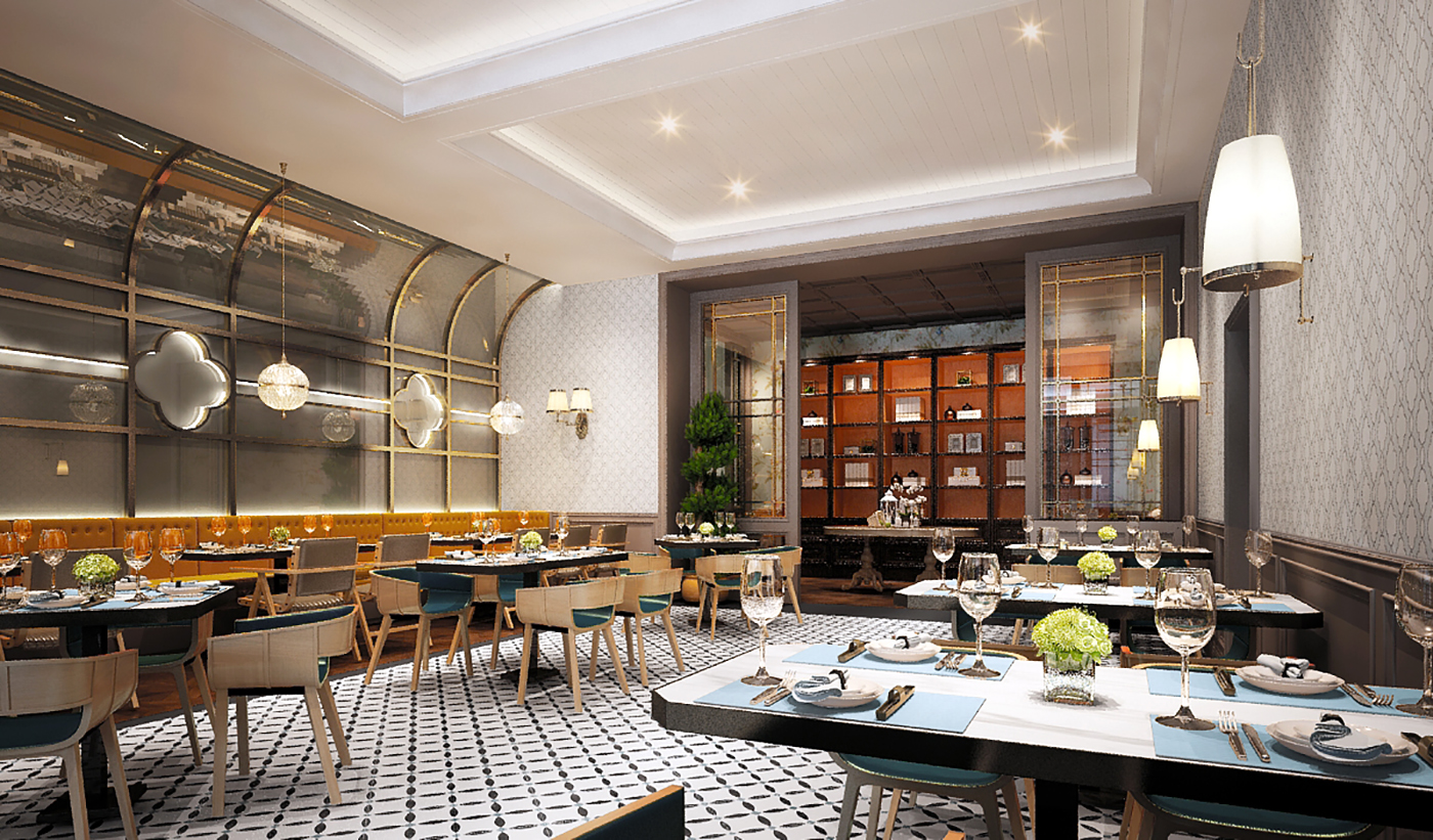 港式茶餐廳蘇絲黃餐廳空間設(shè)計(jì)-左右格局 港式茶餐廳蘇絲黃餐廳空間設(shè)計(jì)-左右格局