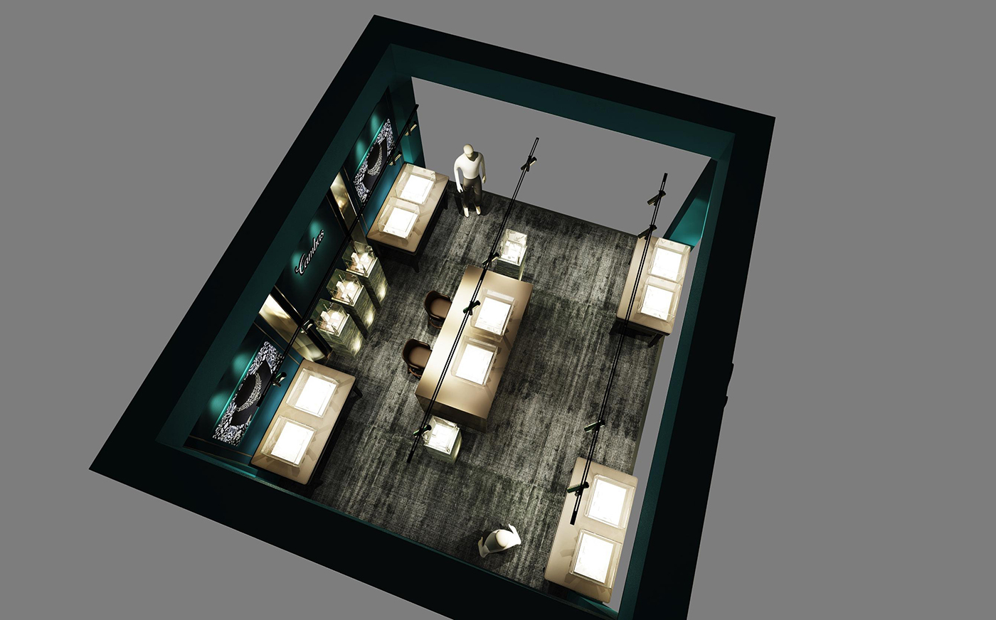 CAMBAS輕奢珠寶品牌空間設計-深圳左右格局 CAMBAS輕奢珠寶品牌空間設計-深圳左右格局